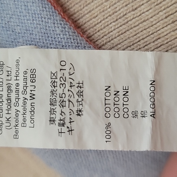 Gap Striped V-neck Sweater - Picture 7 of 7